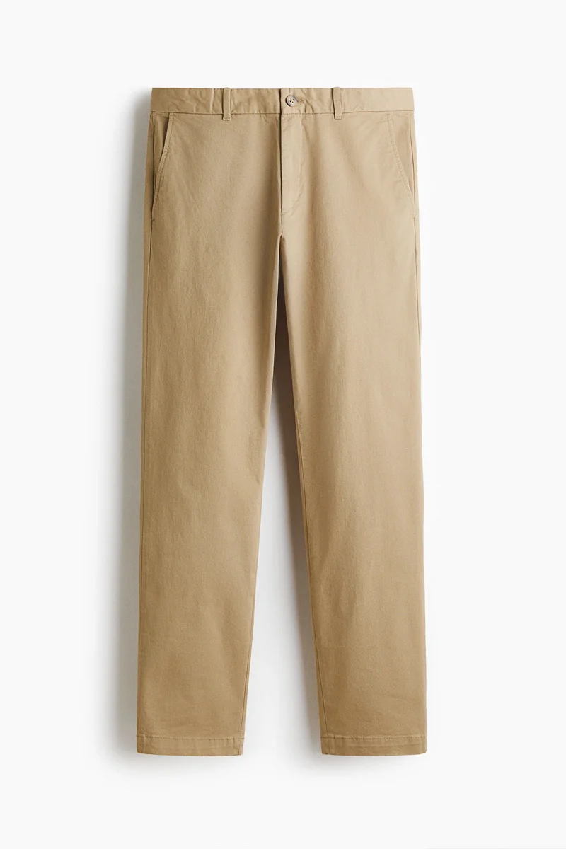 H&M  Slim Fit Cotton chinos for Men | Best Price UAE